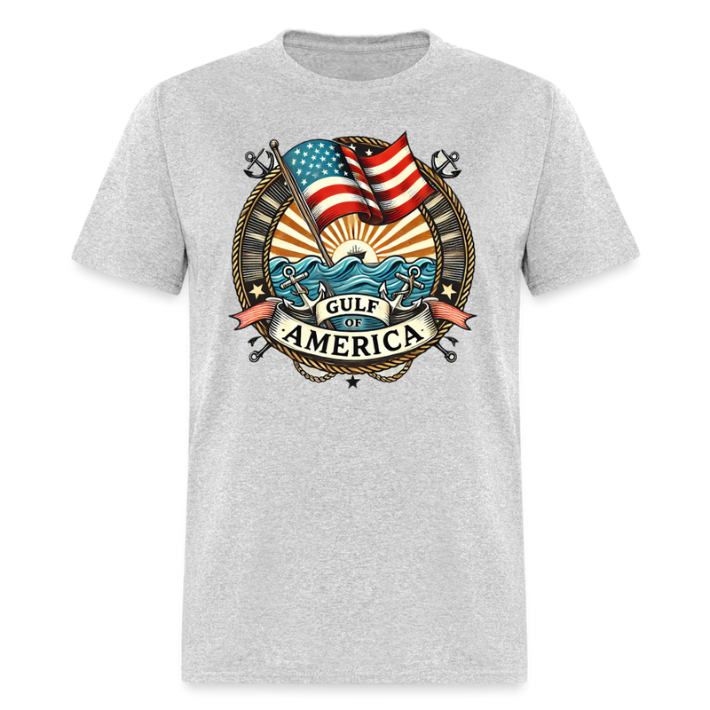 Gulf Of America T Shirt - 6 - heather gray