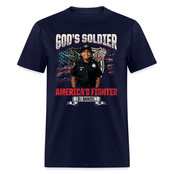 Gods Soldier DJ Daniel T Shirt - navy