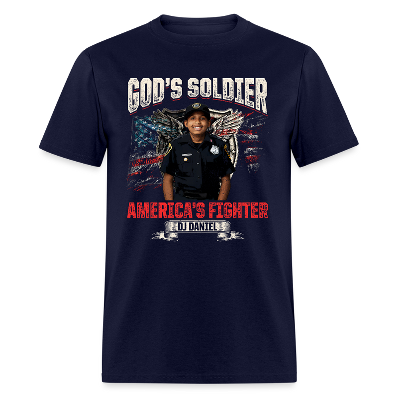 Gods Soldier DJ Daniel T Shirt - navy