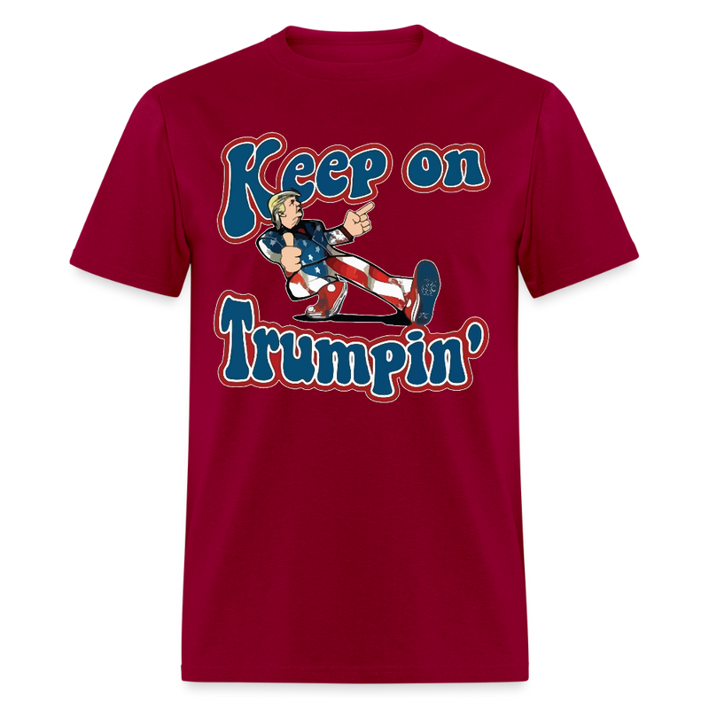 Keep On Trumpin' T Shirt - dark red