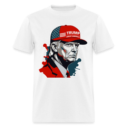 President Trump Great America T Shirt - white