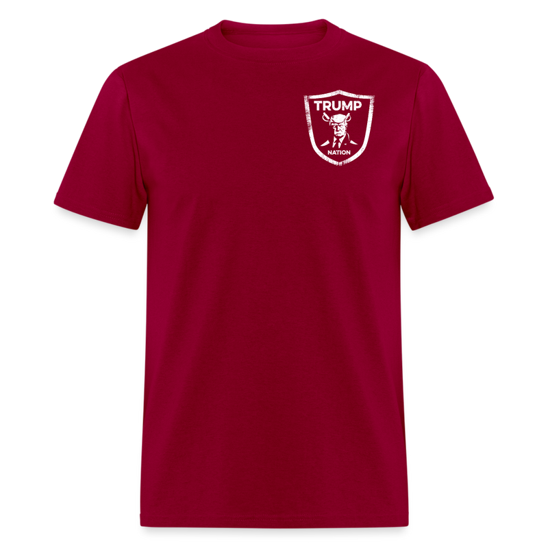 Trump Nation T Shirt - dark red