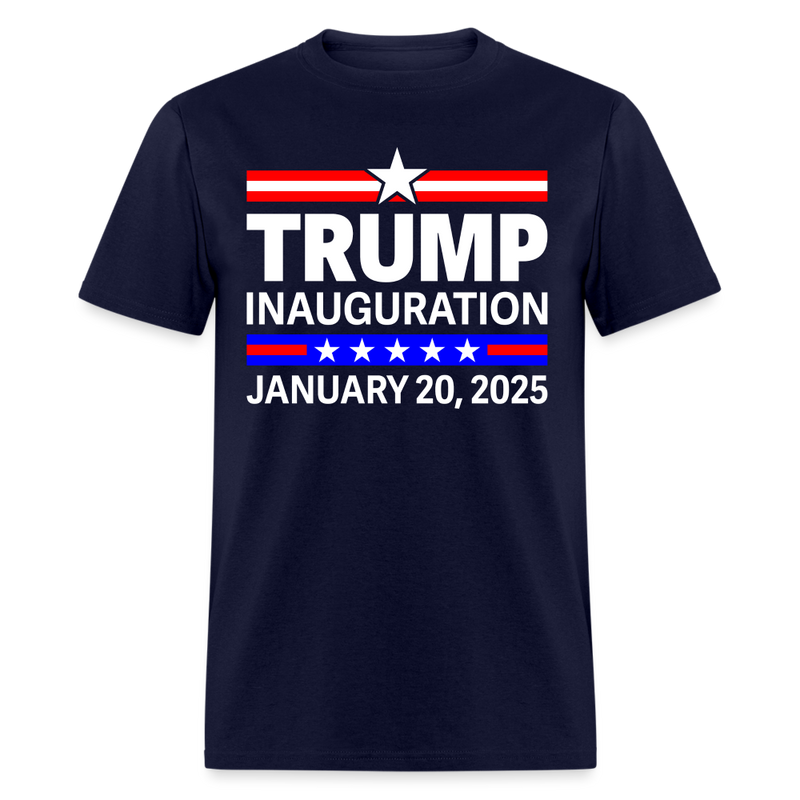 Trump Inauguration January 20 2025 T Shirt - 2 - navy