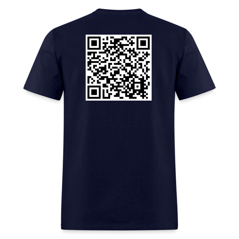 Trump I'm Back QR Code T Shirt - navy