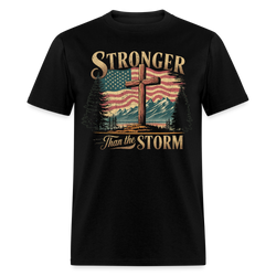 Stronger Than The Storm T Shirt - black