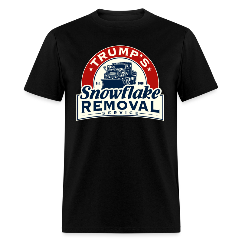 Trump's Snowflake Removal Service T Shirt - 2 - black