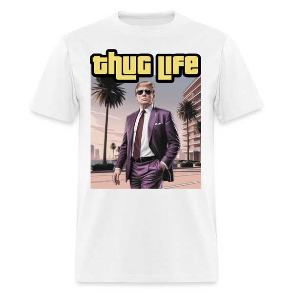 Thug Life T Shirt - white