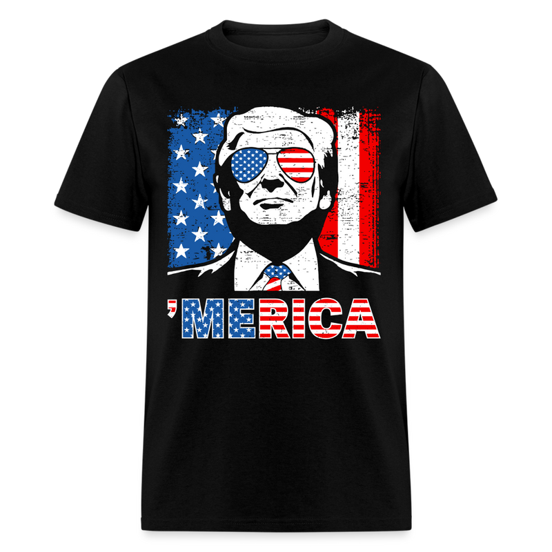 'Merica Trump T Shirt - black