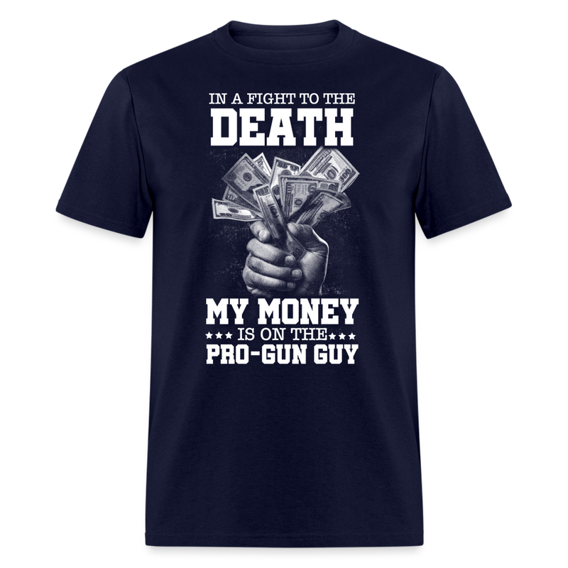 In A Fight To The Death T Shirt - navy