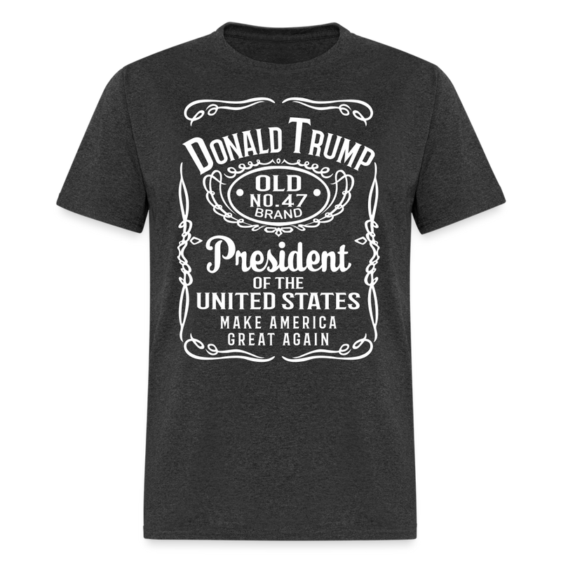 Donald Trump #47 T Shirt - heather black