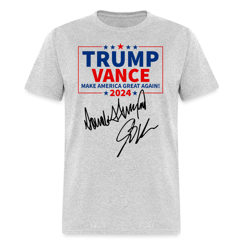 Trump Vance Make America Great Again 2024 T Shirt - heather gray