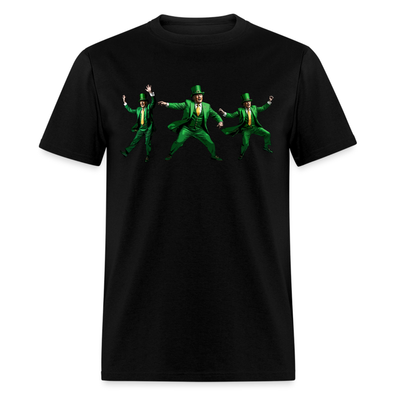 Trump Patrick's Day Dancing T Shirt - black