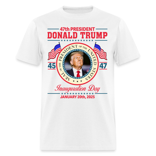 The Inauguration of President Donald Trump T Shirt - white