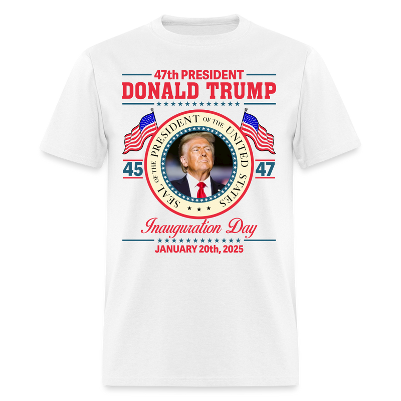 The Inauguration of President Donald Trump T Shirt - white