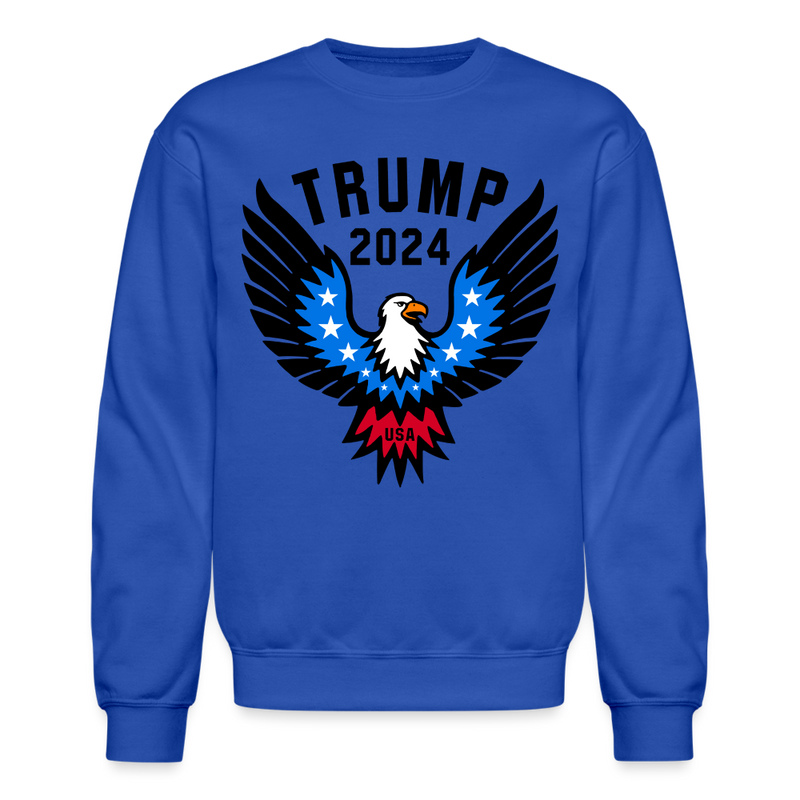 Patriotic Eagle Trump Sweatshirt - royal blue