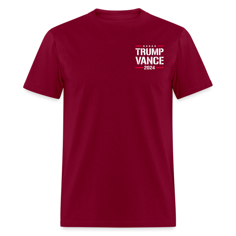 1776 We The People Trump Vance T-Shirt - burgundy