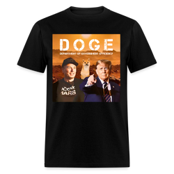 Elon Musk And Trump D.O.G.E T Shirt - black