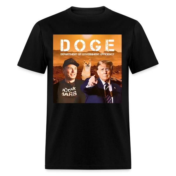 Elon Musk And Trump D.O.G.E T Shirt - black