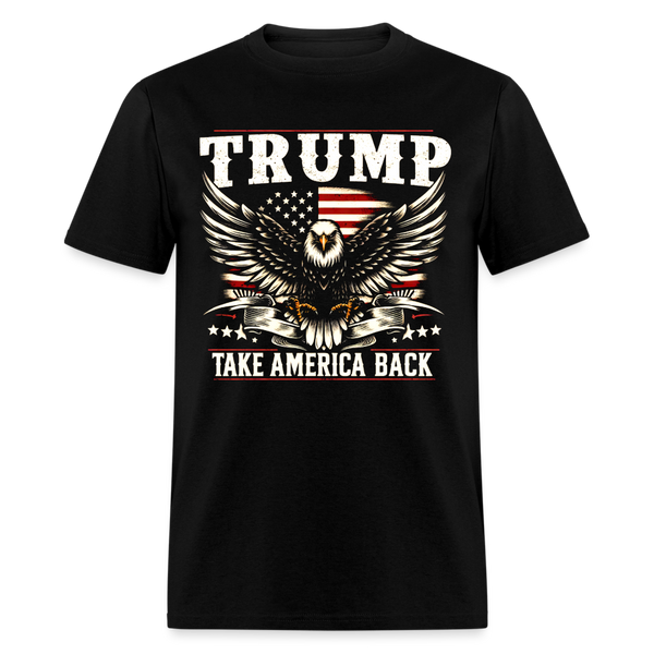 Trump Take America Back T Shirt - black