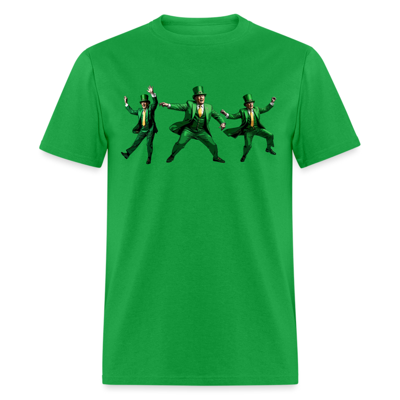 Trump Patrick's Day Dancing T Shirt - bright green