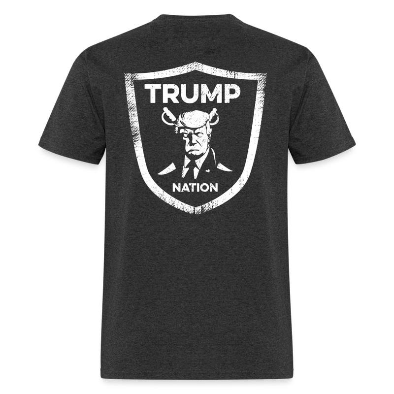 Trump Nation T Shirt - heather black