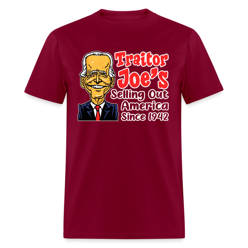 Traitor Joes T-Shirt - burgundy