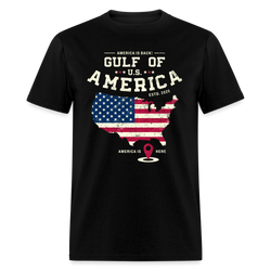 America Is Back Gulf Of U.S. America T Shirt - black