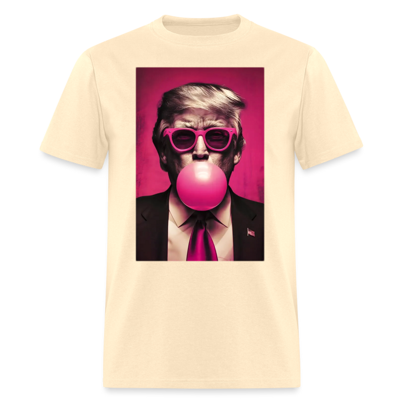 Bubble Gum Trump T Shirt - natural