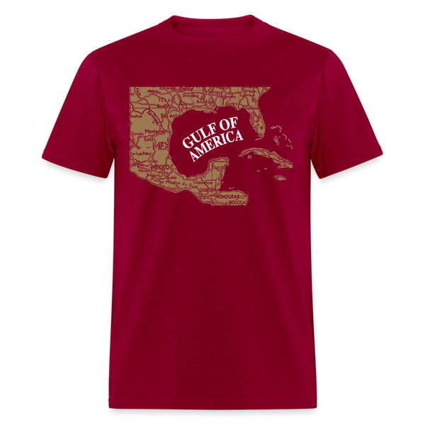 Gulf Of America T Shirt - dark red