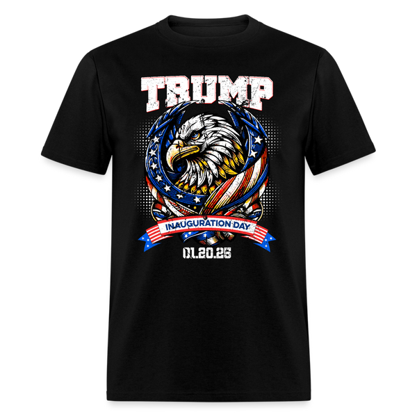 Donald Trump Inauguration Day 2025 Bald Eagle T Shirt - black