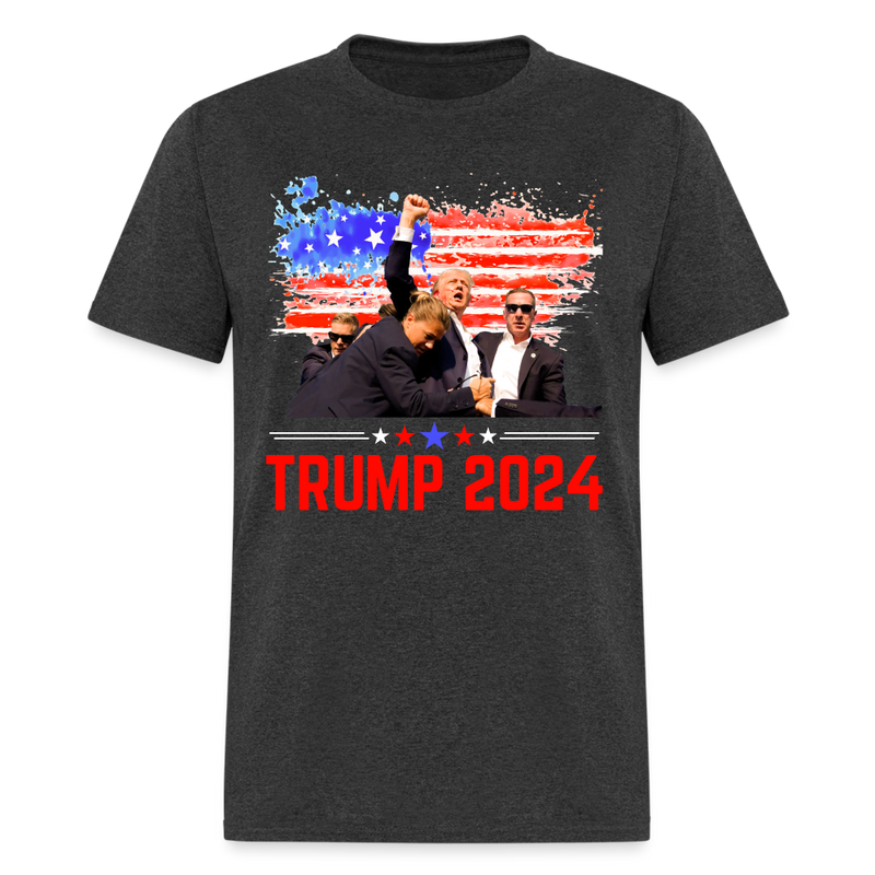 Trump 2024 Outlaw Hillbilly J.D.Vance 2024 T Shirt - heather black