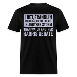 Franklin Harris Debate T Shirt - black