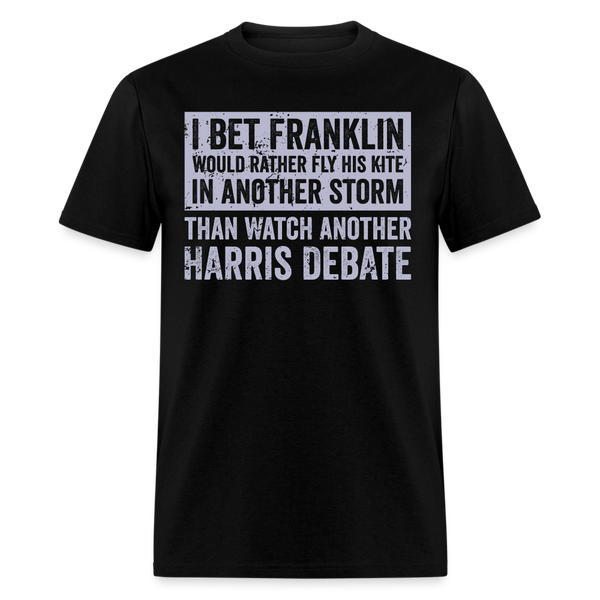 Franklin Harris Debate T Shirt - black