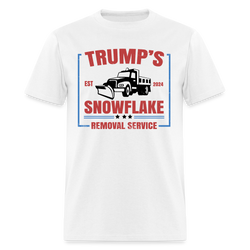 Trump's Snowflake Removal Service EST 2024 T Shirt - white