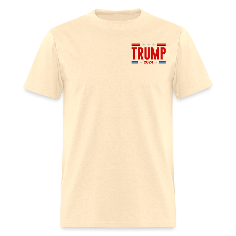 I'm Voting For The Outlaw And Hillbilly Trump White T Shirt - natural