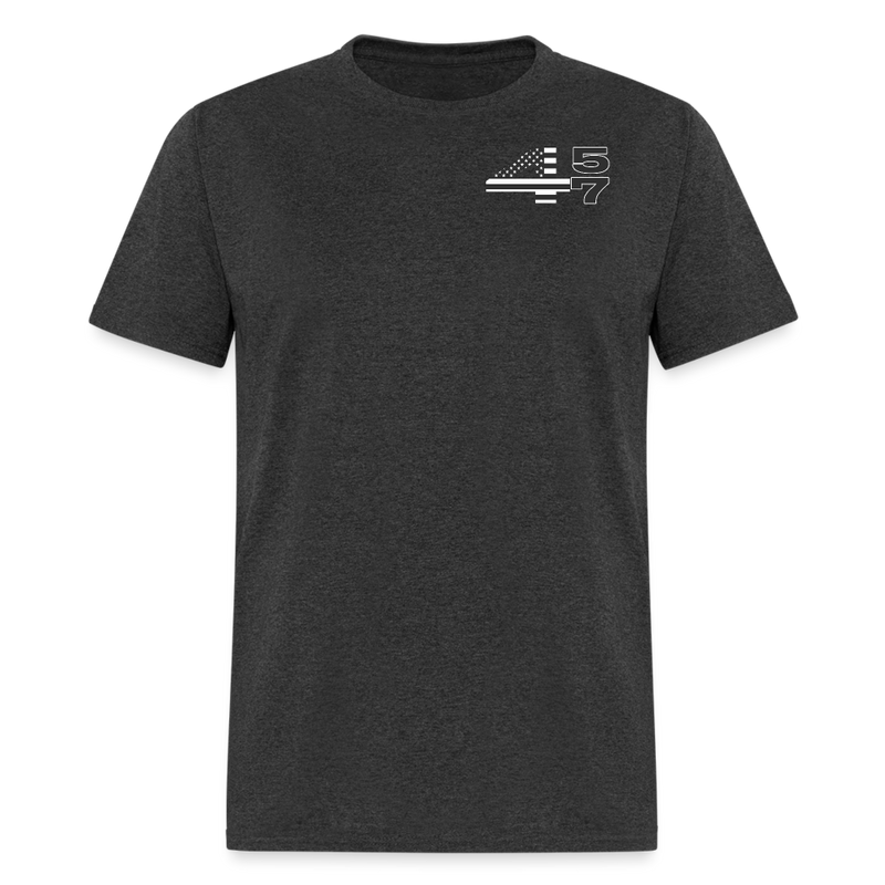 Trump 2024 45 47 We The People T Shirt - heather black