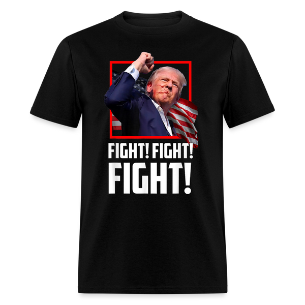 Trump Fight Fight Fight 1 T Shirt - black