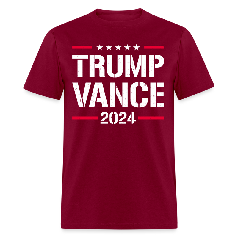 1776 We The People Trump Vance T Shirt - burgundy