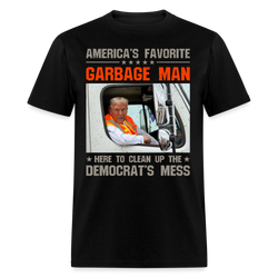 2024 Election Trump Garbage Man T Shirt - black