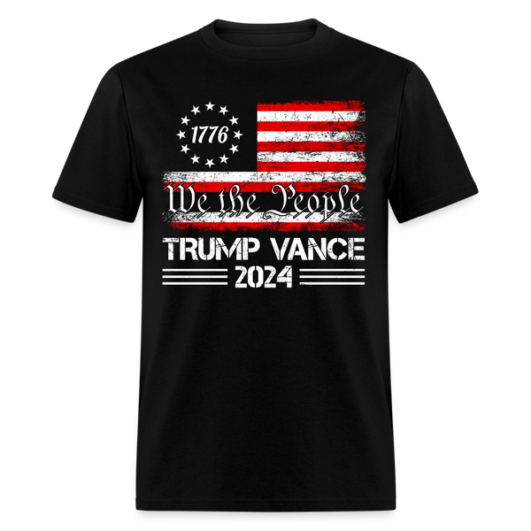 Trump Vance We The People 47th President Trump Won T Shirt - black