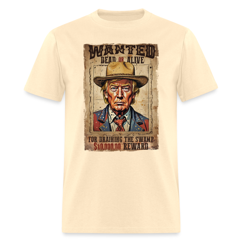 Wanted Dead Or Alive T Shirt - natural