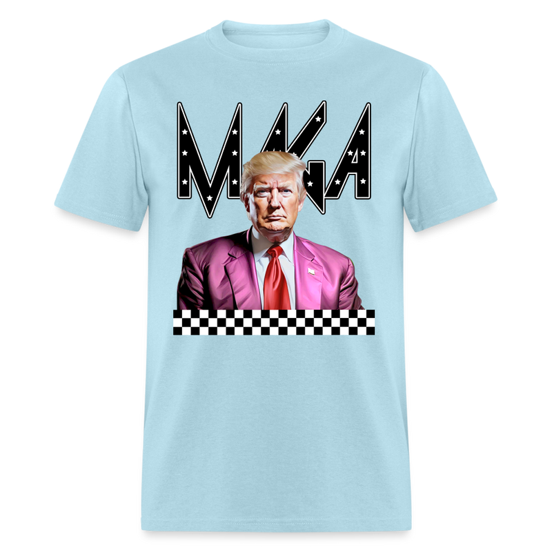 MAGA T Shirt - powder blue