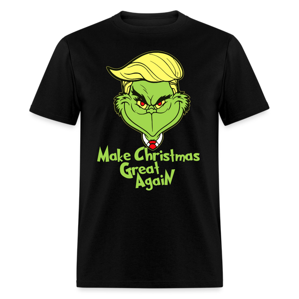 Trump Make Christmas Great Again T Shirt - black