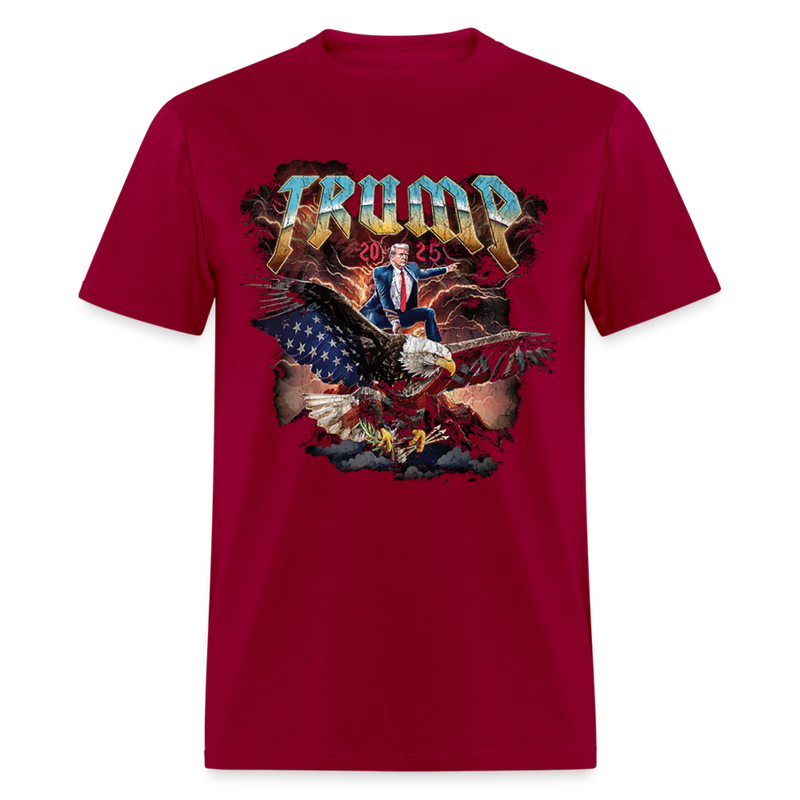 Trump Eagle Rider 2025 T Shirt - dark red