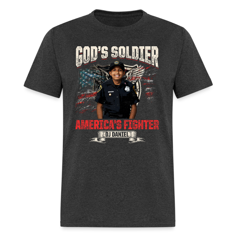 Gods Soldier DJ Daniel T Shirt - heather black