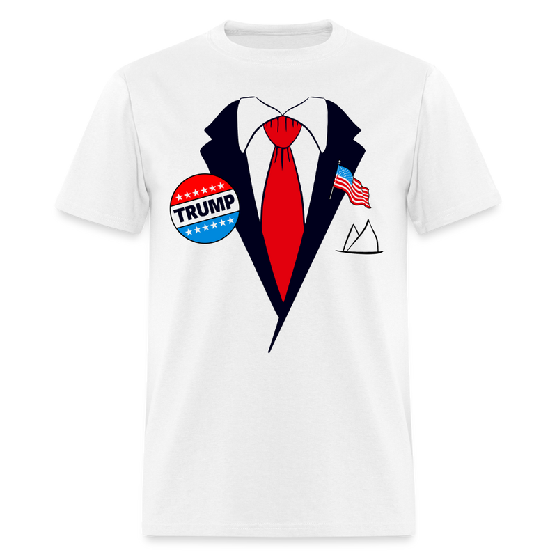 Donald Trump Cartoon Costume T Shirt - white