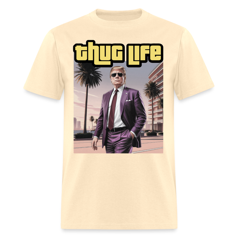 Thug Life T Shirt - natural