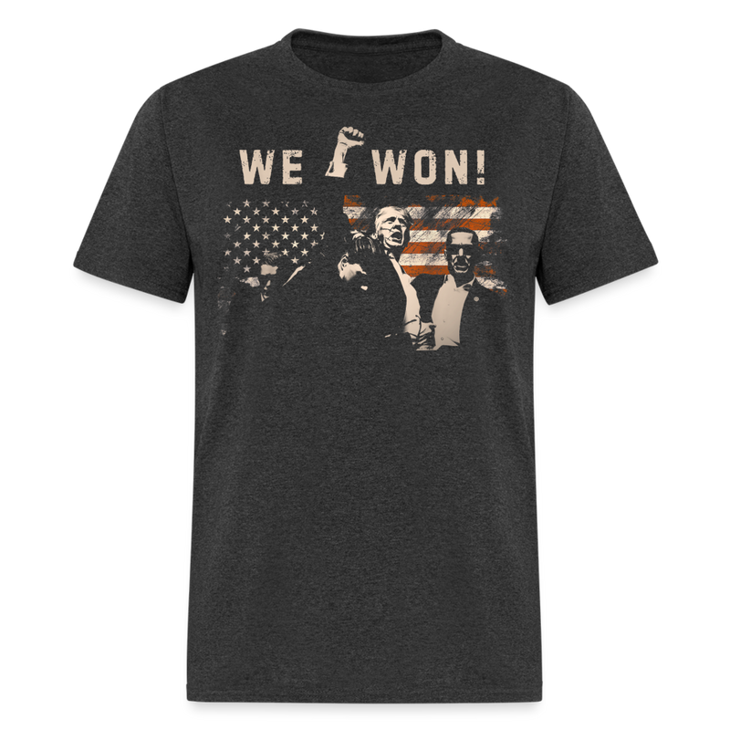 We Won T Shirt - heather black