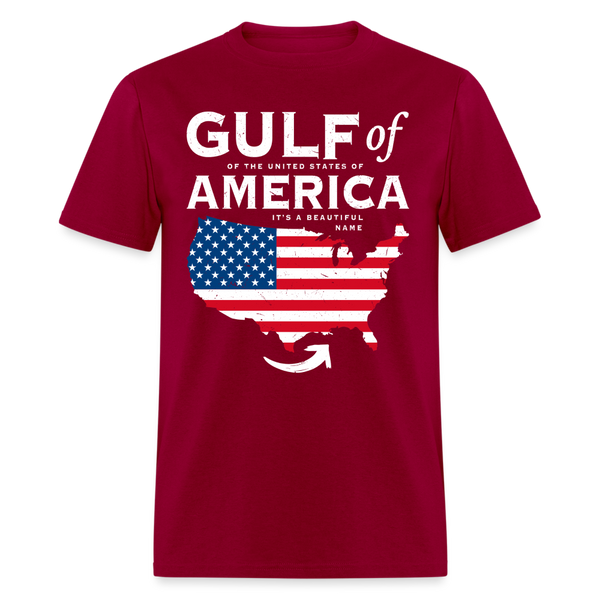 Gulf Of America It's A Beautiful Name T Shirt - dark red