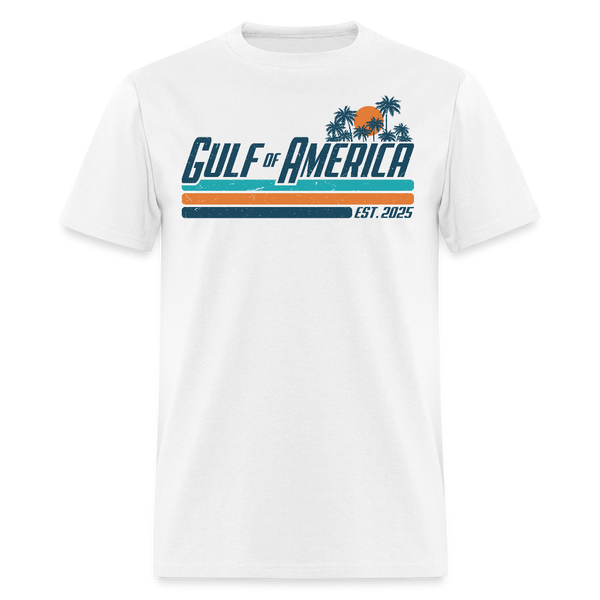 Gulf Of America Est. 2025 T Shirt - 2 - white